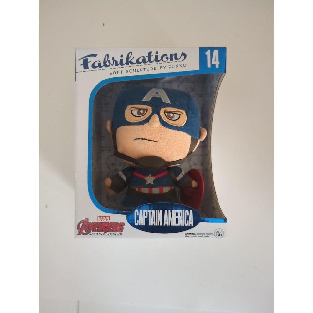 NEW Funko Fabrikations CAPTAIN AMERICA #14 Avengers Age of Ultron Sculpted Plush